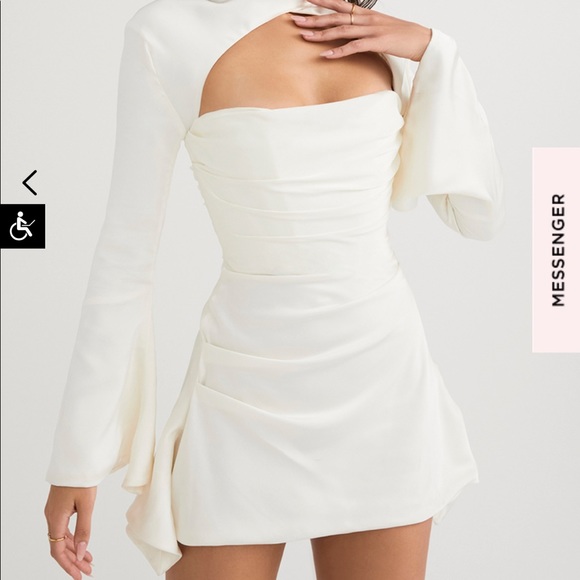 White Corset House Of CB dress - Picture 3 of 7